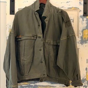 Free People military style jacket S NWT